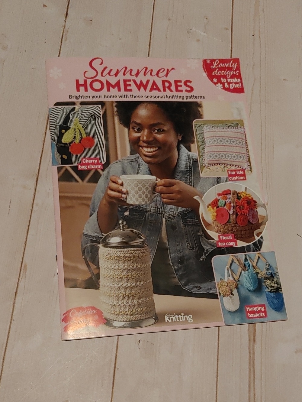 Summer Homewares Seasonal Knitting Patterns Magazine Insert Simply Knitting 264
